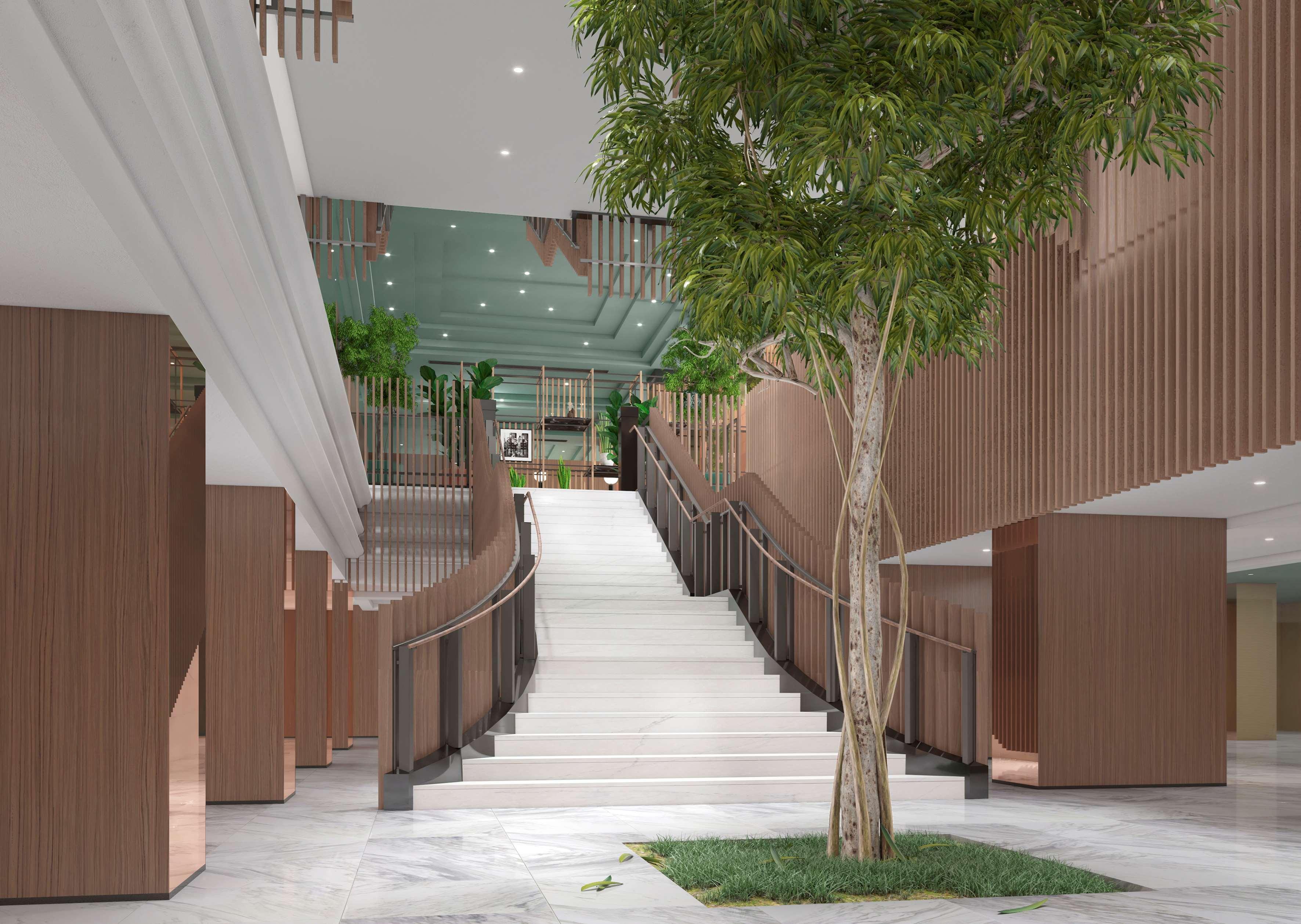 Melia Milano Hotel Luaran gambar Interior of the new building